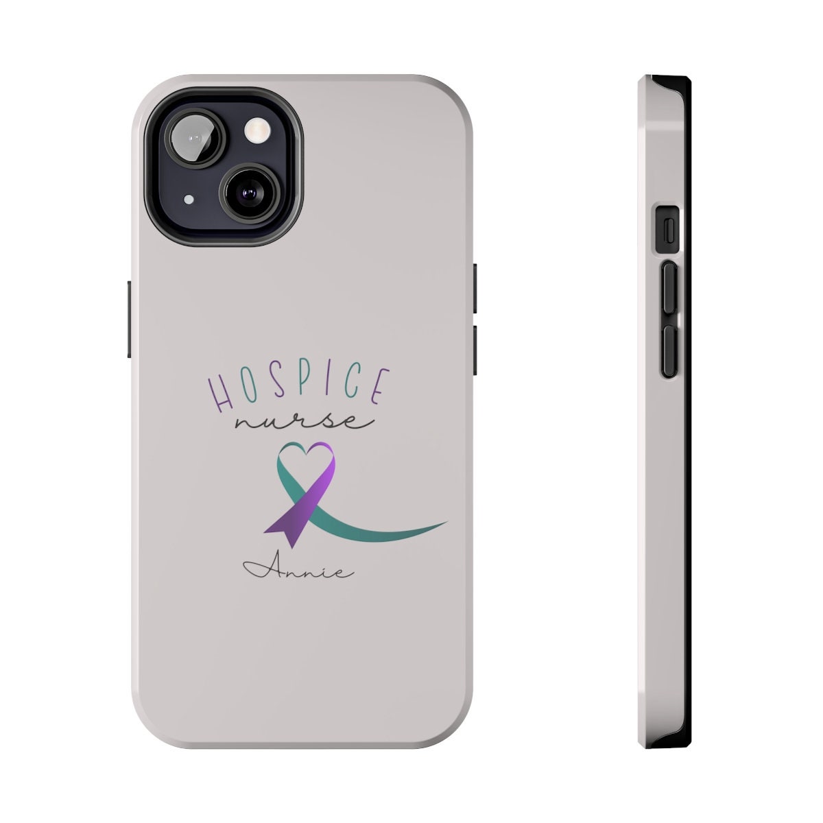 Hospice Nurse Customized Phone Case, Hospice Nurse, iPhone Case Hospice, Home Health Nurse, Palliative Care Nurse, Personalized