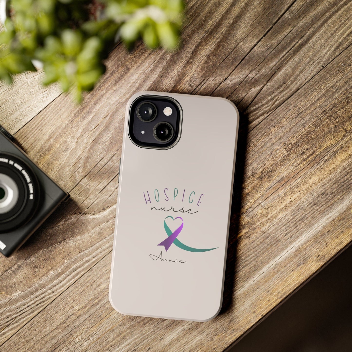 Hospice Nurse Customized Phone Case, Hospice Nurse, iPhone Case Hospice, Home Health Nurse, Palliative Care Nurse, Personalized