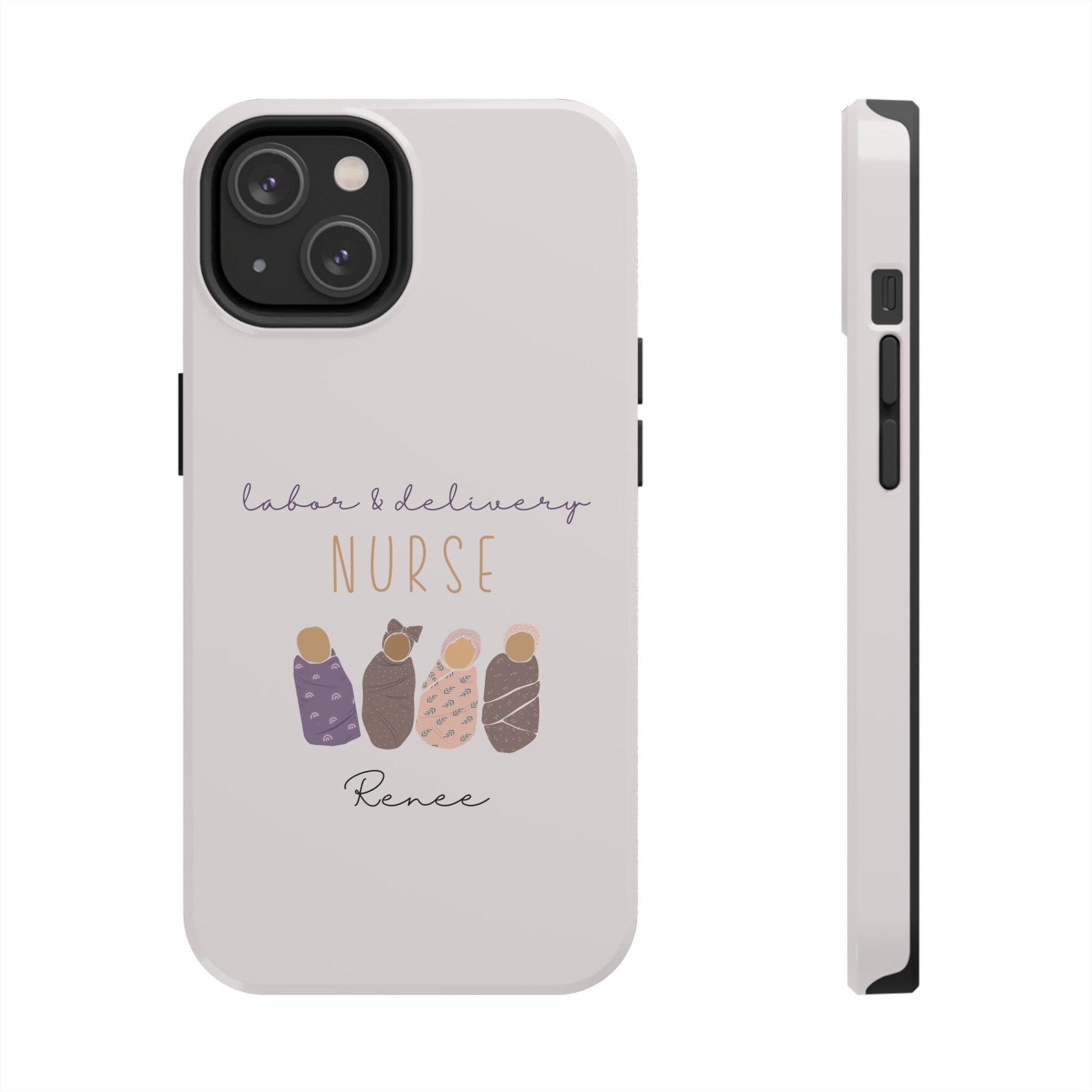 Personalized Labor and Delivery Nurse Phone Case, OB Nursing Gift, OB Nurse, Maternity Nurse, Customized Gift, iPhone Case, Accessories