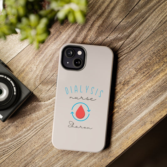 Personalized Dialysis Nurse Phone Case, Dialysis Nurse Tech, Nephrology Nurse Gift, Dialysis Life, Nurse Appreciation Gift, Dialysis RN