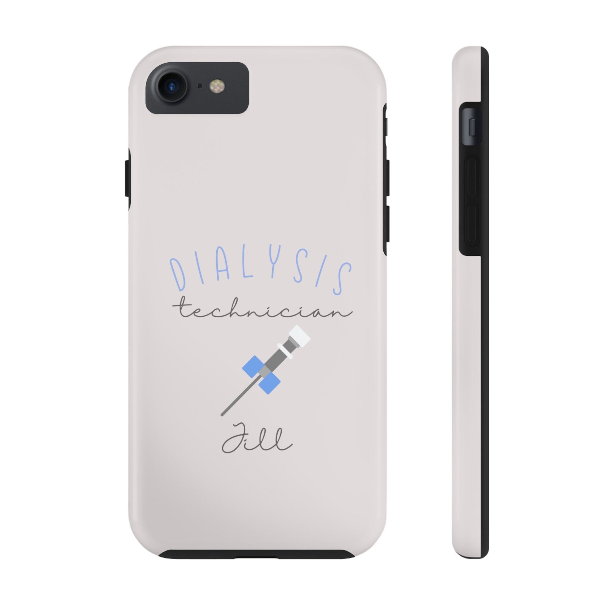 Personalized Dialysis Technician Phone Case, Dialysis Nurse Tech, Nephrology Tech Gift, Dialysis Life, iPhone Case, Custom iPhone case