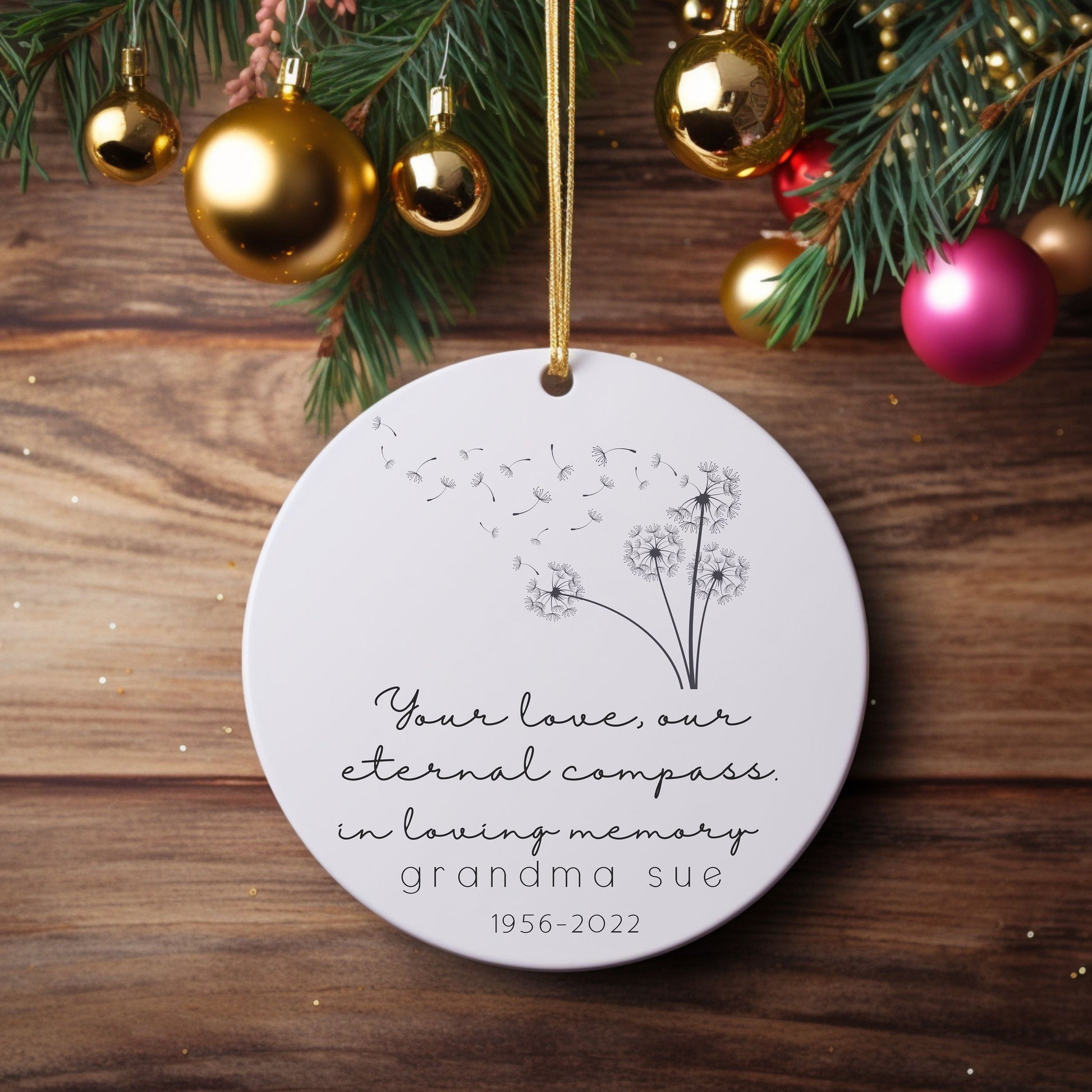 Personalized Memorial Ornament