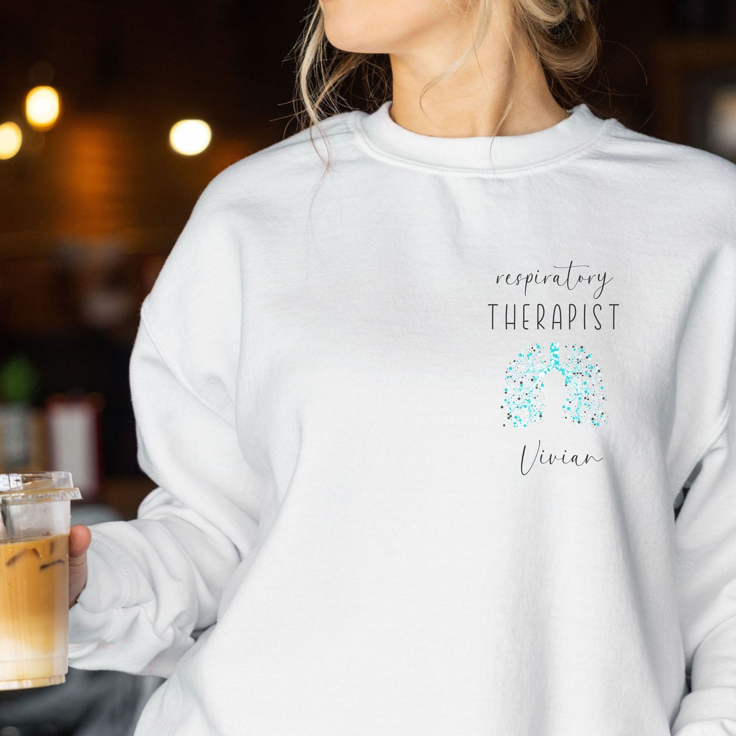 Personalized Respiratory Therapist Sweatshirt, Respiratory Therapist, Respiratory Therapist Gift, Respiratory Therapy Shirt, therapist ally