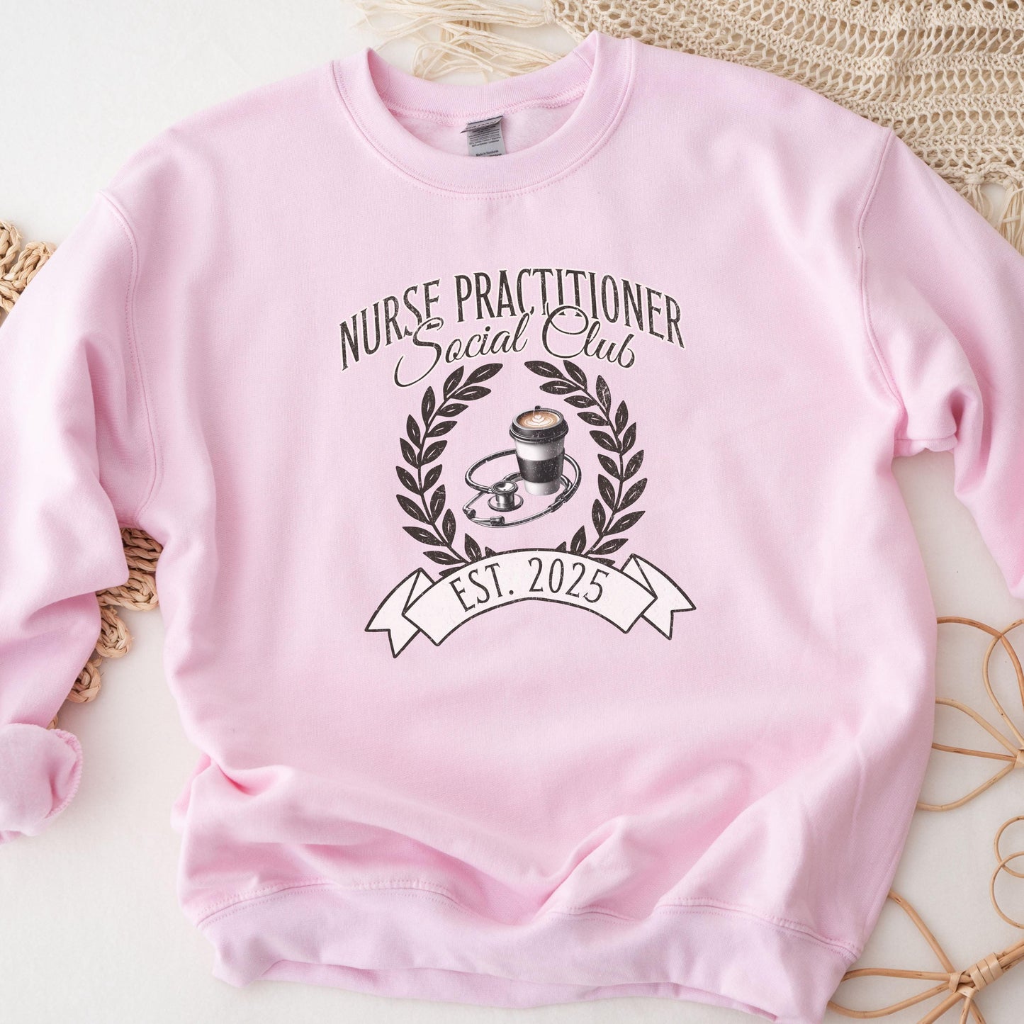 Nurse Practitioner Social Club Sweatshirt, Nurse Practitioner, Gift for nurse, Nurse Graduation Sweaters, NP Gifts, 2025