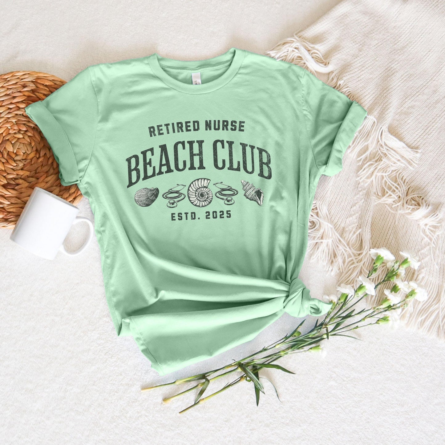 Retired Nurse Beach Club T-Shirt, Gifts for RN, LPN RN, Nurse Retirement, Retired Nurse, Retirement Gifts, Coworker Gift, Funny Retirement