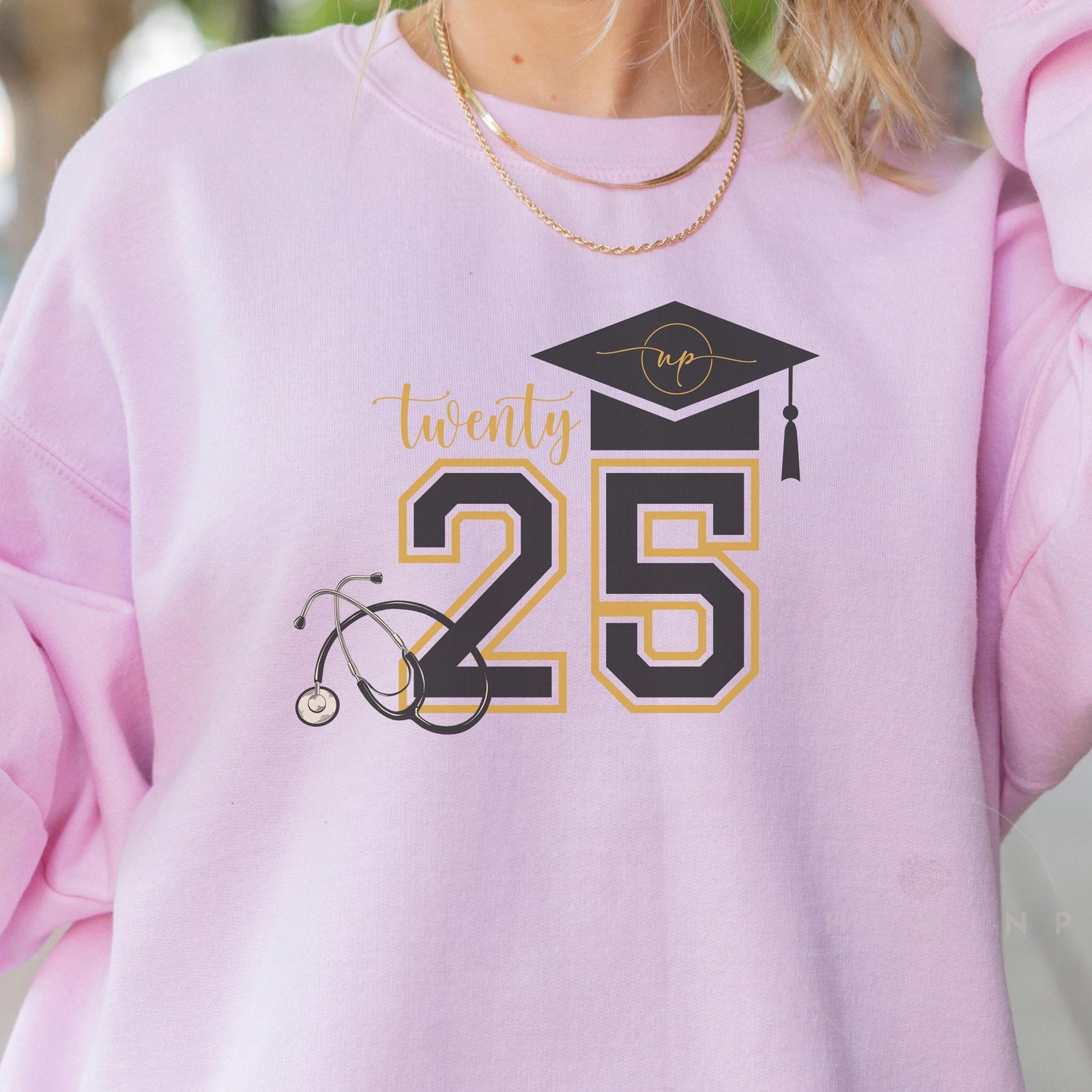 2025 Nurse Practitioner Graduation Sweatshirt, Personalized Sweatshirt, NP Student Gift, Gift for nurse, Nurse Graduation, NP Gifts