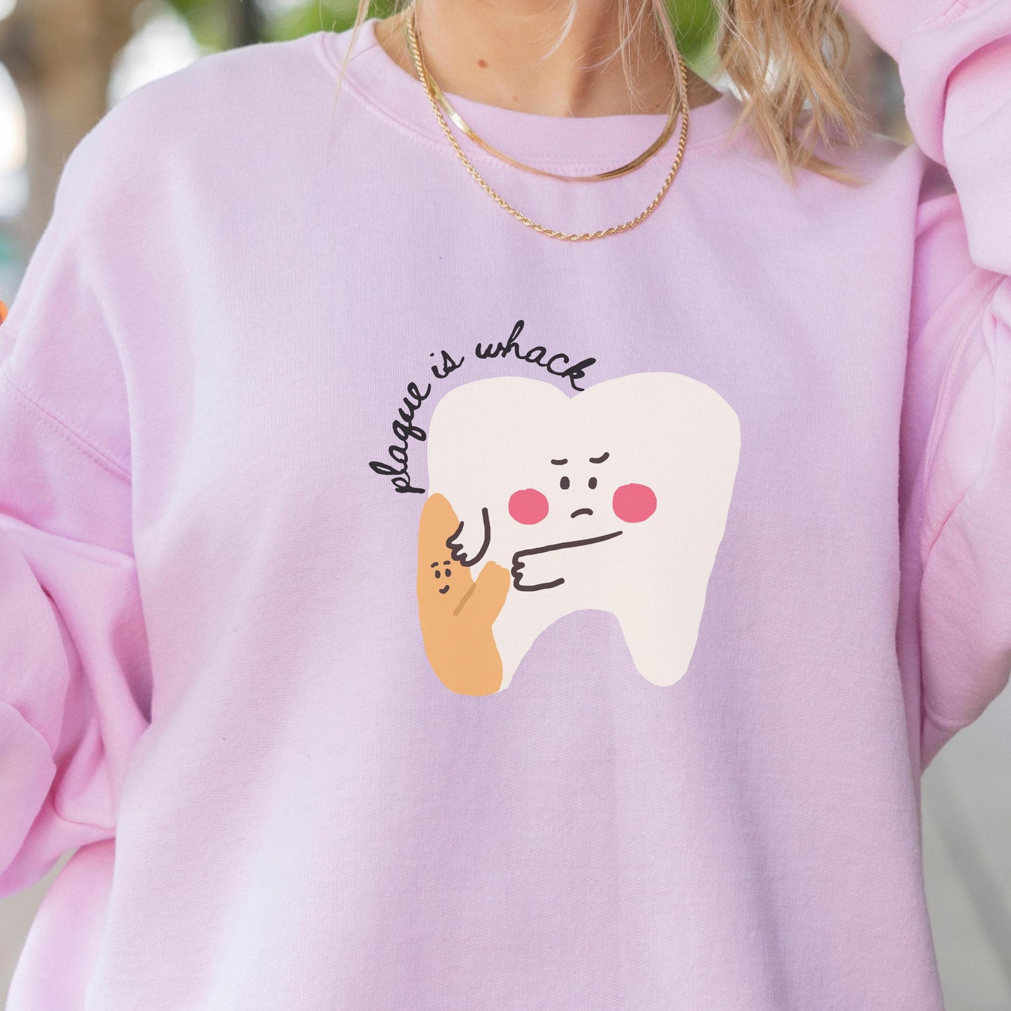 Plaque is Whack Funny Dental Sweatshirt, Dentist Gift, Gift for RDH, Dental School, Future Dentist Gift, RDH CDA Boa Dmd, Dental Student